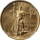 1991 Gold American Eagle $10 NGC MS70 Superb Eye Appeal Strong Strike