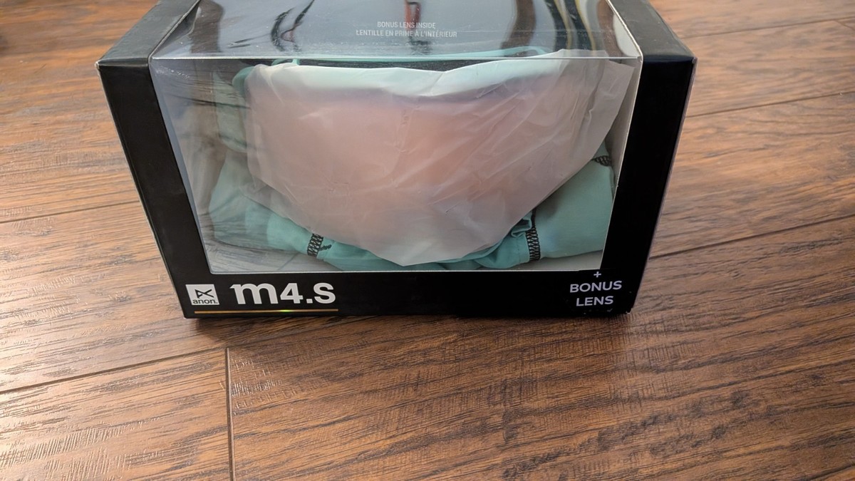 Anon M4S Ski Goggles Toric Cloudy Pink Lens w/ MFI, No Bonus Lens