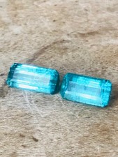 Paraiba Tourmaline Pair, 7cts total ~copper b...