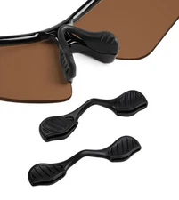 Black Replacement Nose Pads for Oakley Radar EV Path OO9208 Non-Slip Nose Pieces