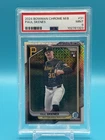 2024 Bowman Chrome Mega Box Paul Skenes Mojo Refractor RC Rookie SP PSA 9 MINT