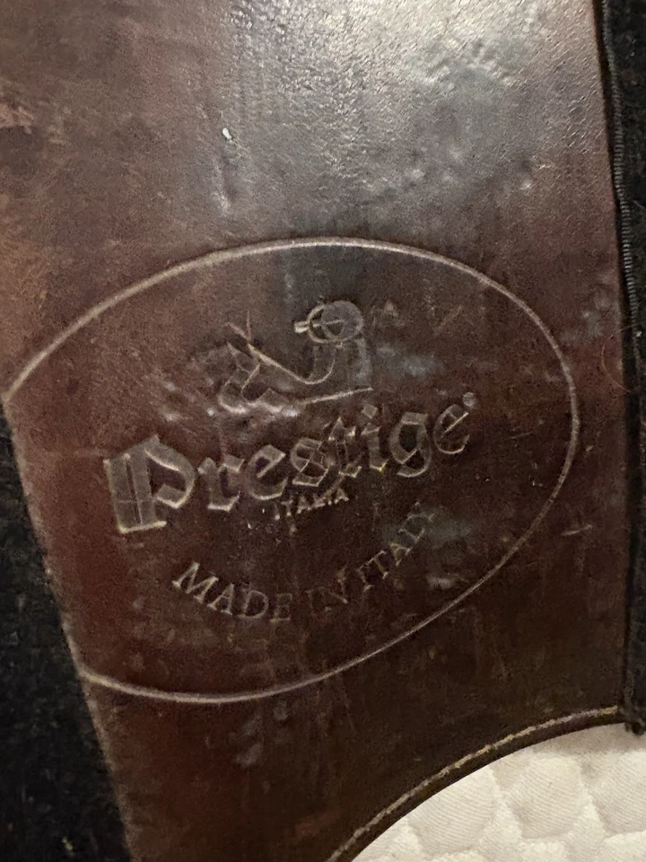 Sillín inglés Prestige S1 Double Tree Hunter Jumper 18 pulgadas excelente estado Foto 4 de 4