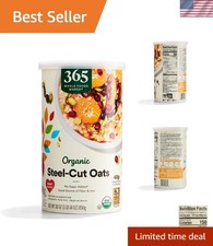 30 Ounce Gourmet Organic Steel Cut Oats - High Protein  Fiber Breakfast Choice