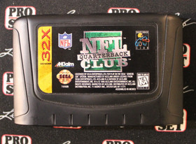 NFL Quarterback Club (Sega 32X, 1995) CART & BOX ONLY - TESTED!