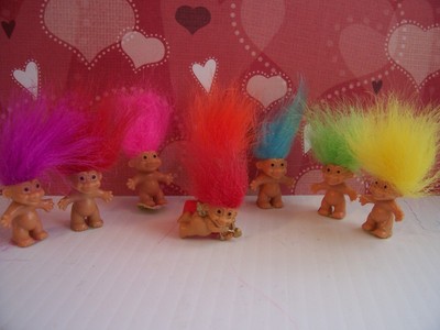 miniature troll dolls