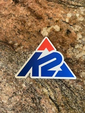 K2 sticker - Ski Snowboard Mountain sports gear