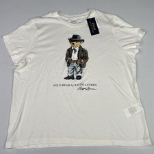 Polo Ralph Lauren Polo BEAR Women's LARGE Crew Neck Short Sleeve T-Shirt