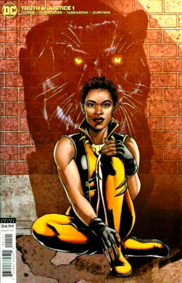 TRUTH & JUSTICE #1 ALITHA MARTINEZ CARD STOCK VARIANT 2021 DC COMICS NM