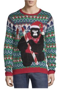 Blizzard Bay Mens Ugly Christmas Sweater Gorillas