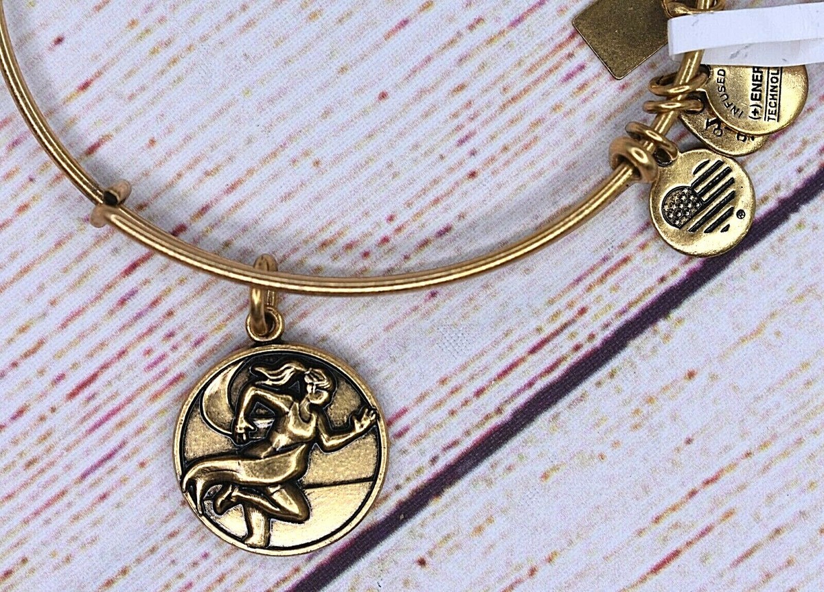 Alex and Ani Team USA Track Field Run Charm Bangle Bracelet RTL