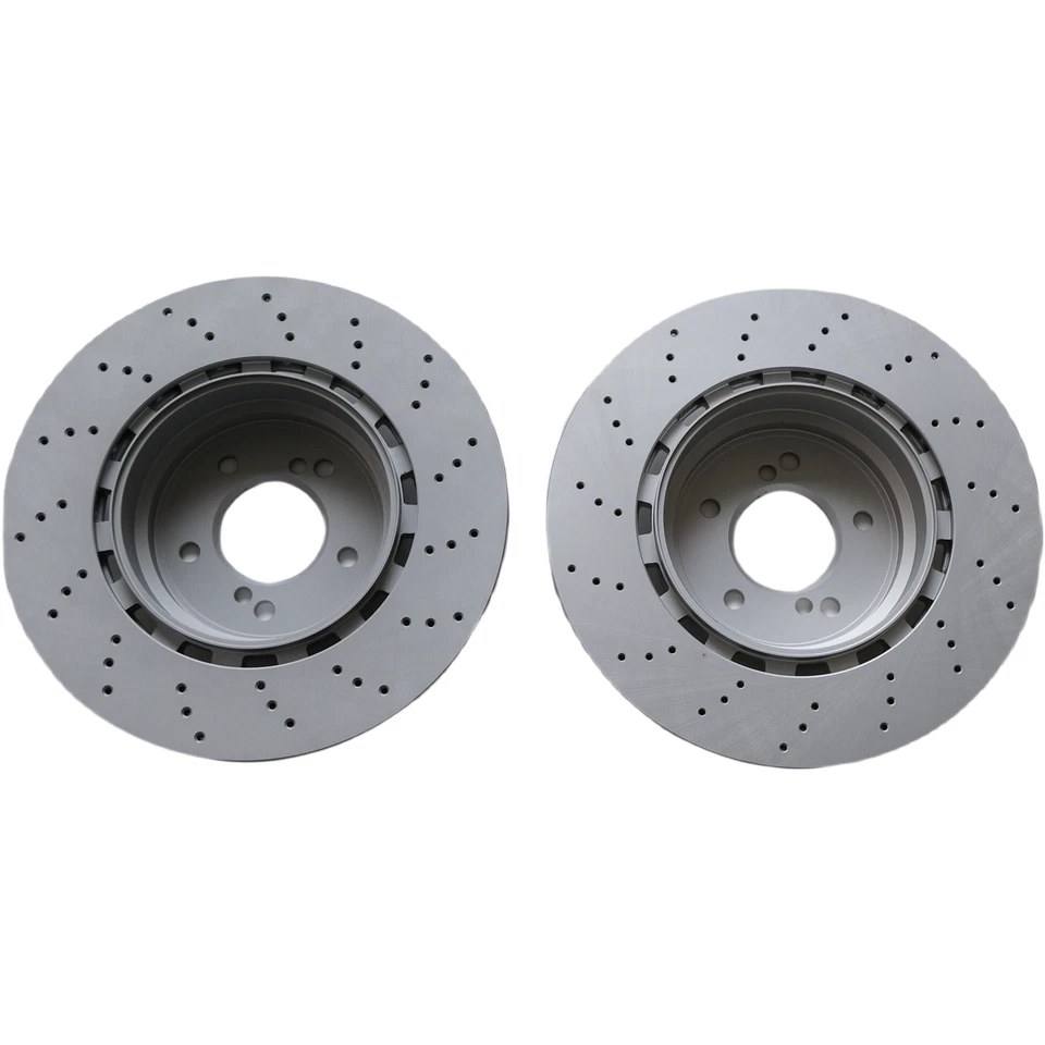 34212283388 34212283803 Rear Left & Right Brake Disc Rotors Pair for BMW Foto 2 de 4