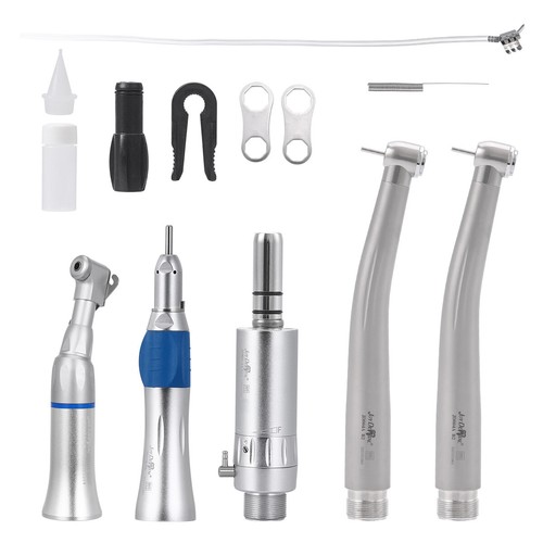 Portable Dental Turbine Unit 3 Way Syringe Air Compressor/Handpiece Kit 2/4 Hole - Picture 48 of 49