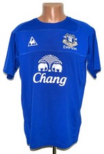 EVERTON 2010/2011 HOME FOOTBALL SHIRT JERSEY LE COQ SPORTIF SIZE L ADULT