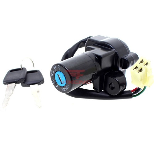 Interruptor de encendido llave de bloqueo 4 pines motor de 4 cables para DR650 1990-1996 GS500 1988-2000 - Imagen 6 de 8