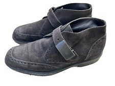 Versace suede leather mid dress shoes Euro 44