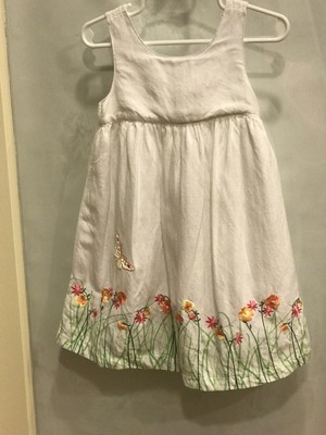white sundress for toddler girl