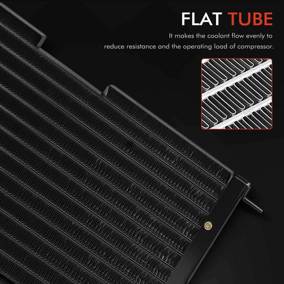 Condensador de aire acondicionado con soporte para camioneta Toyota 1994-1995 L4 2,4 L V6 3,0 L 8846035130 Foto 3 de 4