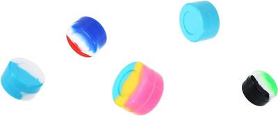 Silikon Wachskonzentrate Behälter Töpfe, 5 ml, 5er Pack