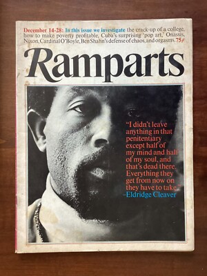 RAMPARTS MAGAZINE - December 14-28 1968 - ELDRIDGE CLEAVER & BLACK PANTHERS etc