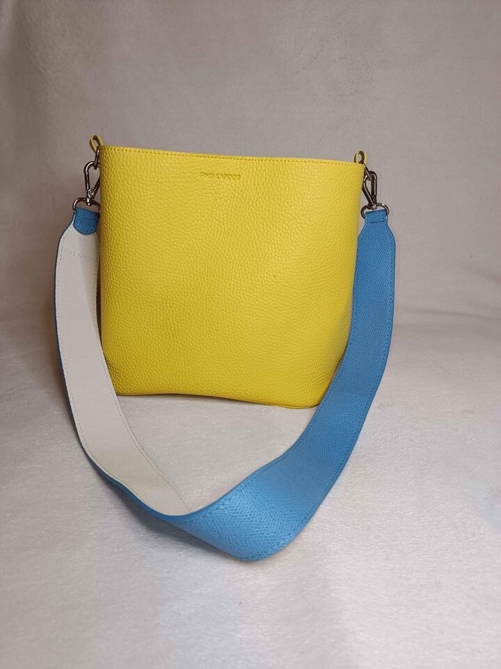 Find Kapoor Yellow Bucket Bag | eBay