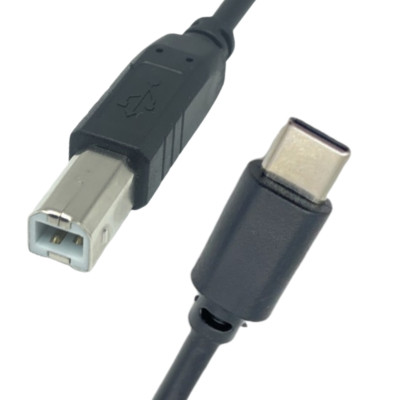 USB-C auf USB-B Kabel Drucker Druckerkabel kompatibel für hp Color Laserjet 6328