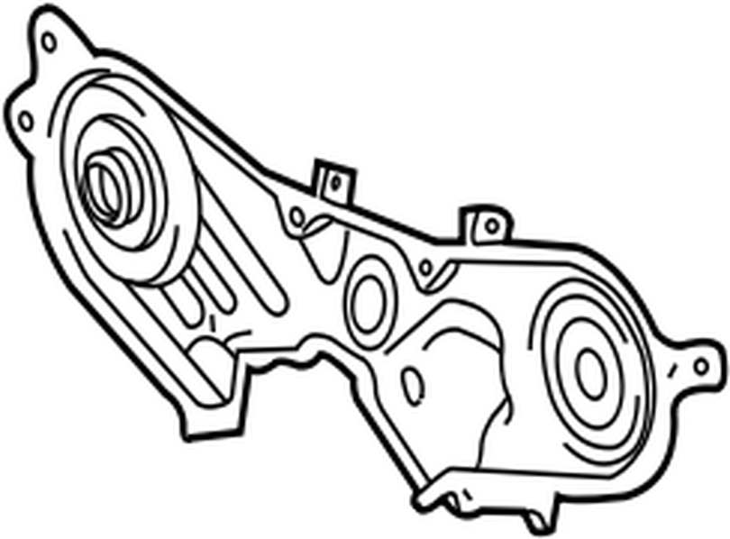 1132320030 Toyota Cover, timing belt, no.3 1132320030, New Genuine OEM