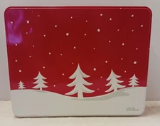 DeMet's Turtles Christmas 9" Tin Container & Lid