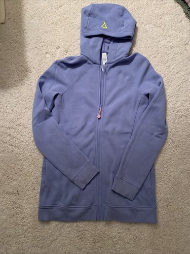 Lululemon Ivivva Purple Scuba Hoodie Sweatshirt Full Zip - Size 14 - Picture 4 of 10