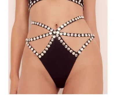 For Love & Lemons Jackpot high waist Panty And Bralette Set