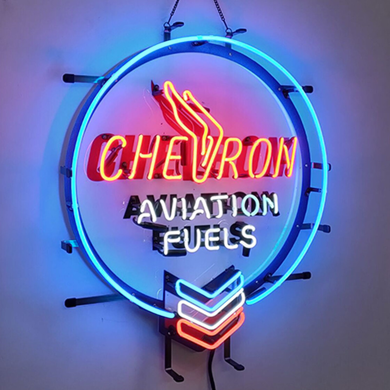 AVIATION FUELS Neon Light Sign Fuels Store Shop Wall Light Custom Neon ...