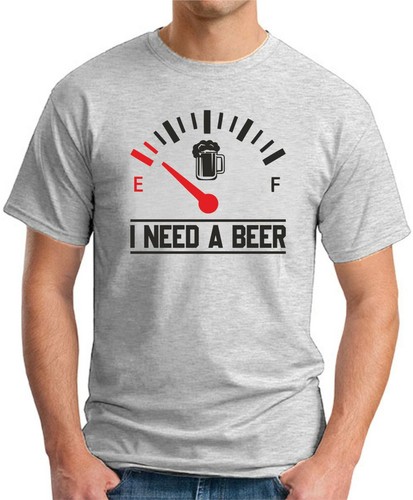 I NEED A BEER T-SHIRT > Funny Slogan Geek Nerd Novelty Gift Car Drinking Pub - Picture 22 of 22