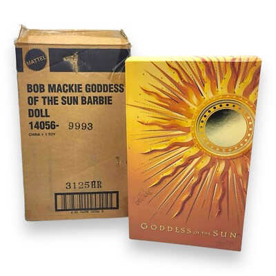 Bob Mackie Goddess of the Sun Barbie Doll 14056 NIB NRFB in Original Mfg Box NM
