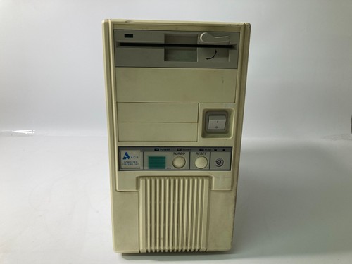 Vintage Intel 386 AT Beige Desktop mit Diskettenlaufwerk & Turbo Taste - Bild 7 von 14