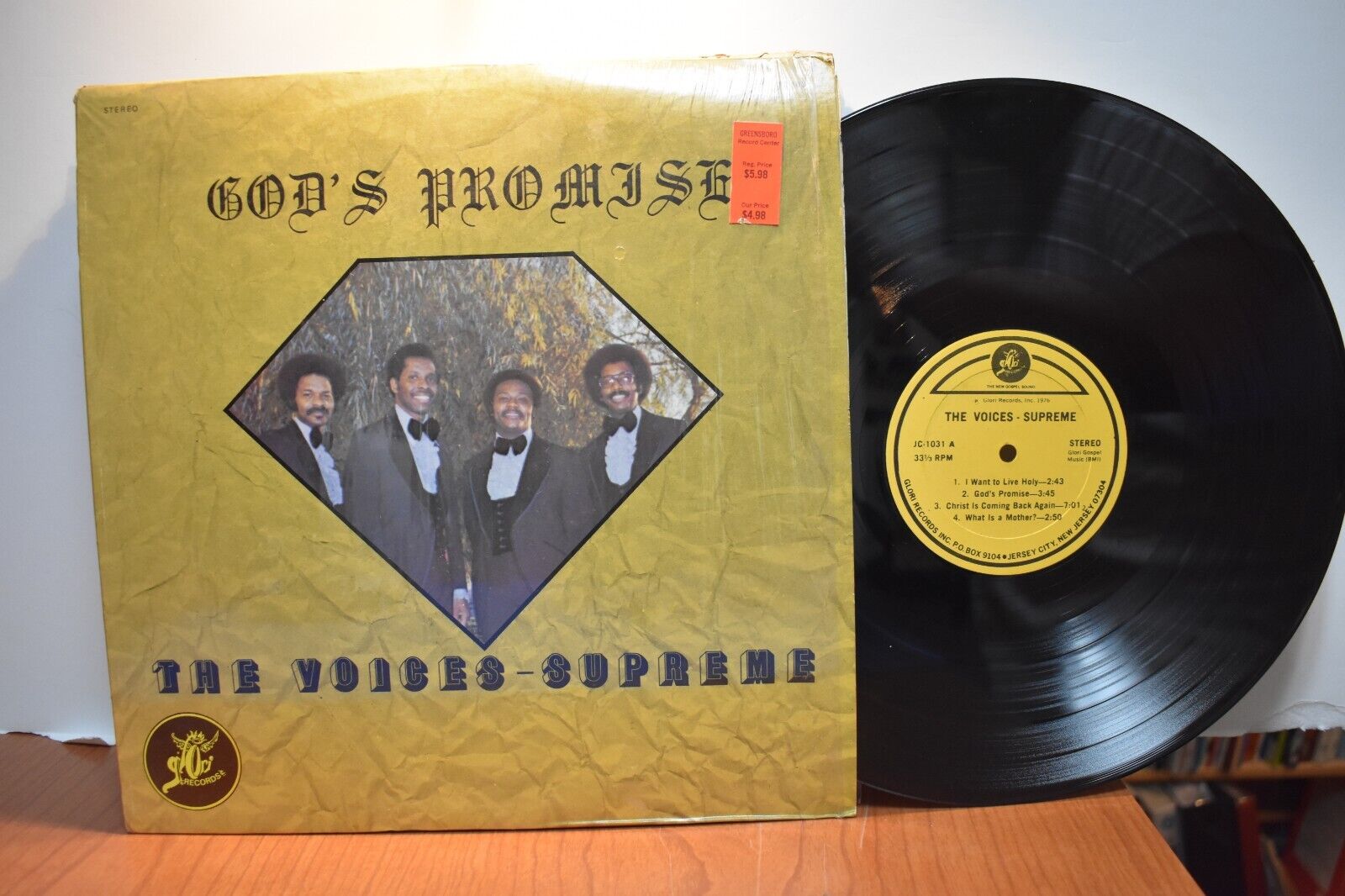 Voices-Supreme God’s Promises LP Glori Records JC-1031 Stereo