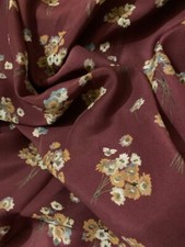 Authentic Top Italian designer Pure viscose luxury dress Fabric. Made in Italy