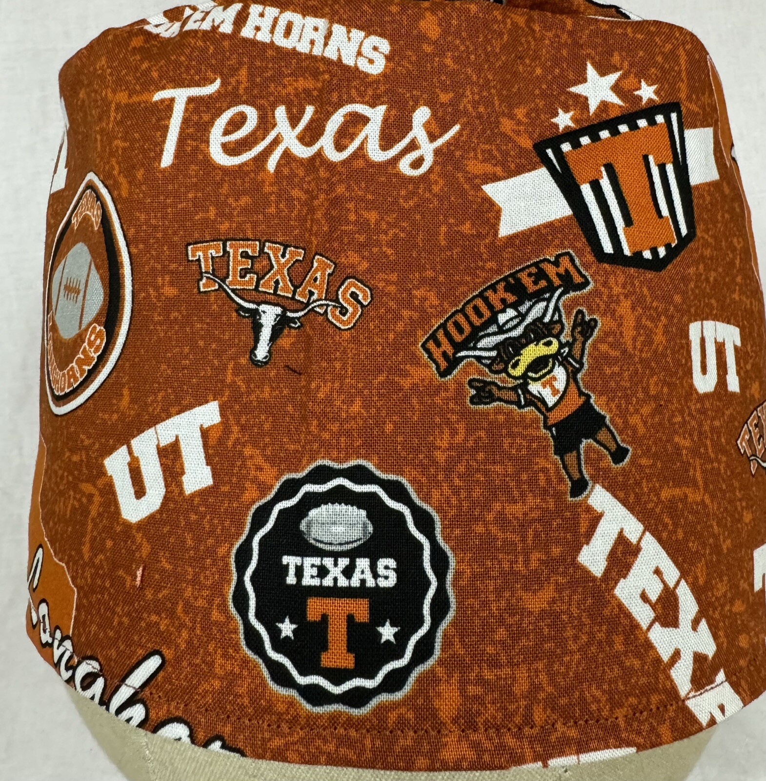 Men/Women Surgical Scrub Cap Lined Texas  Very Cool 100% Cotton