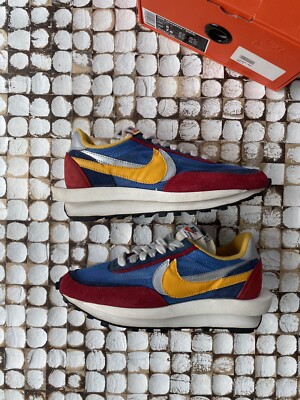 nike LD waffle. sacai varsity blue Nike LD Waffle sacai Blue Multi – YankeeKicks Online main image 4