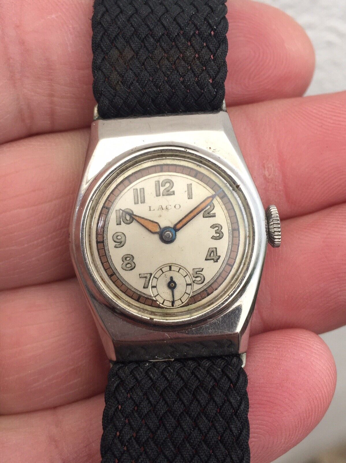Very rare Vintage Laco military Cal 523 Watch,Orologio, Montre, Uhren