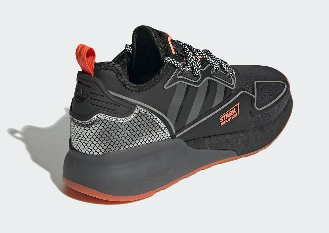 Size 10 - Marvel x adidas ZX 2K Boost Stark Industries - Black for