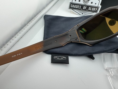 OAKLEY PIT BOSS 03-305 MATTE ROOTBEER BRONZE TUNGSTEN IRIDIUM POLARIZED ELITE - Picture 10 of 13