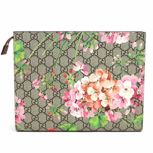 floral gucci clutch bag
