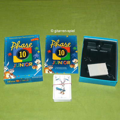 Phase 10 Junior - Komplett 1A Zustand! von Ravensburger  2011 ab 6 Jahren
