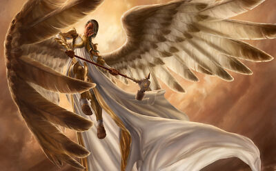 Anime Angel Warrior Armor Fantasy Magic The  Gaming Mat Desk 1887