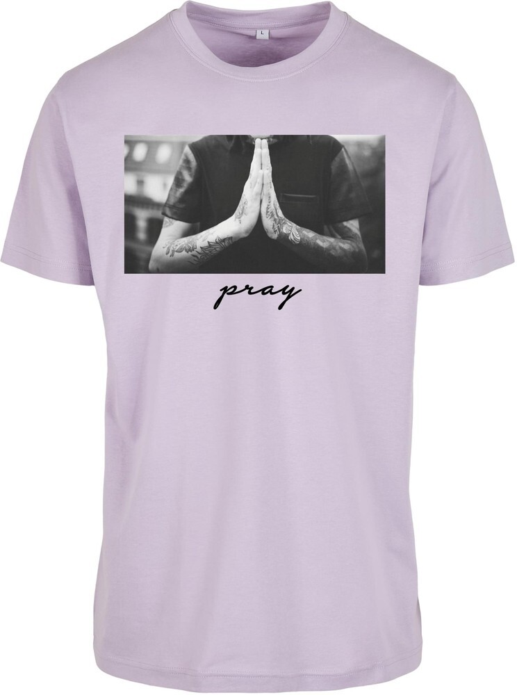 Футболка Mister Tee Молись, Футболка Сиреневая