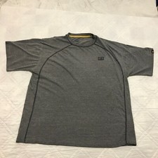 CAT Caterpillar gray Heavyweight T shirt XL