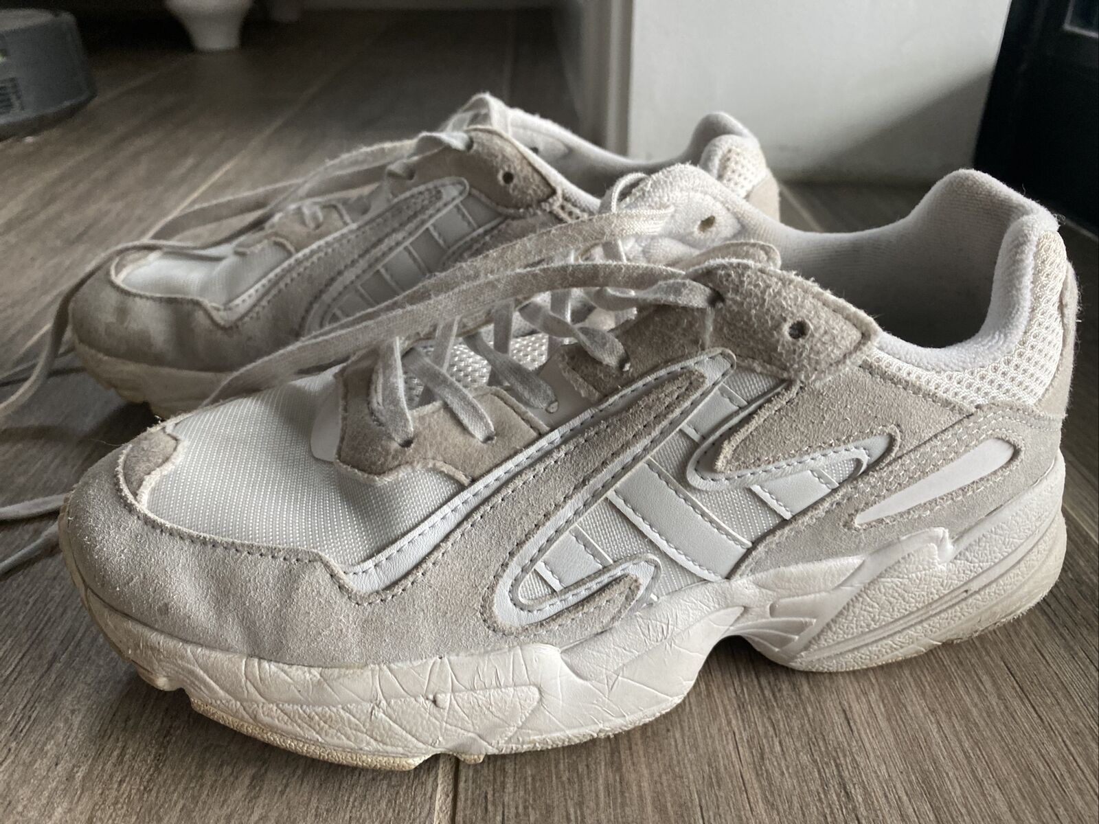 Adidas 96 EE7238 White Chunky Dad Shoes Men Size 5 7 | eBay