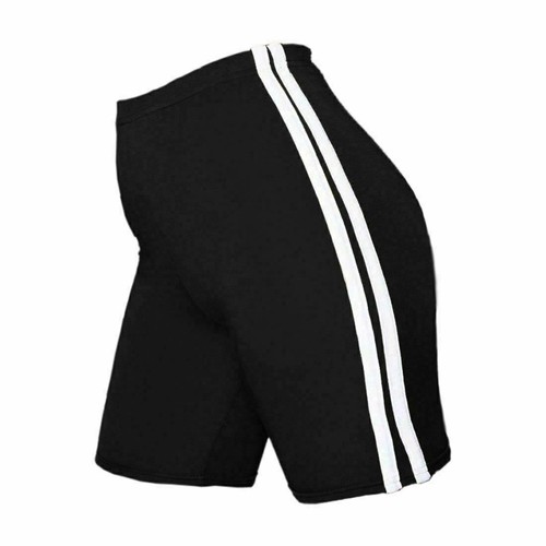 Women's Casual Shorts - Cycling, Dancing, Gym, Biker Hot Pants with Side Stripes - Picture 8 of 10