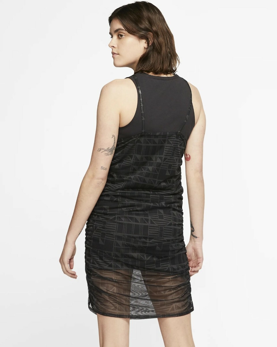 Nike Sportswear Womens Indio Dress CJ3000-010 Black – Sizes