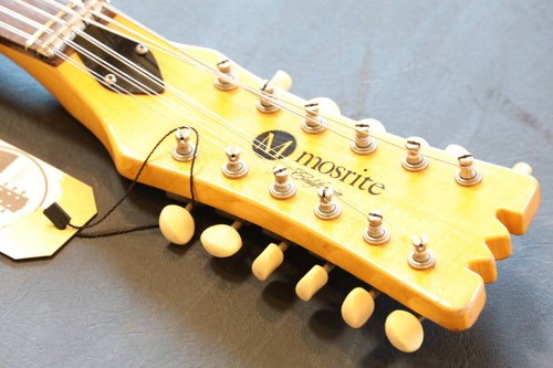 Vintage! 1967 Mosrite Celebrity XII 12-String Hollowbody Guitar Blue + Case - Picture 11 of 21