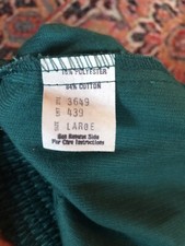 Vintage Oversized Corduroy Shorts Size Large 70s Green Or Blue